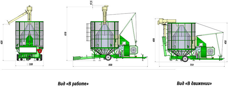 Зерносушилка Agrimec AS1350 eco - Зерносушилка: фото 2 Зерносушилка Agrimec AS1350 eco - Зерносушилка: фото 2