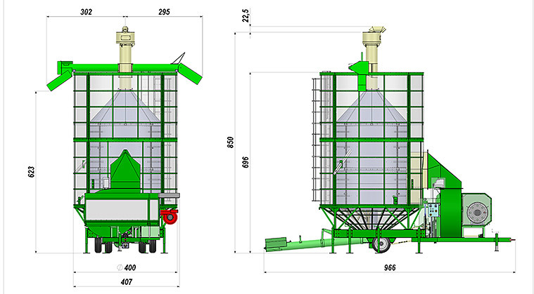 Зерносушилка Agrimec AS2550 - Зерносушилка: фото 2 Зерносушилка Agrimec AS2550 - Зерносушилка: фото 2