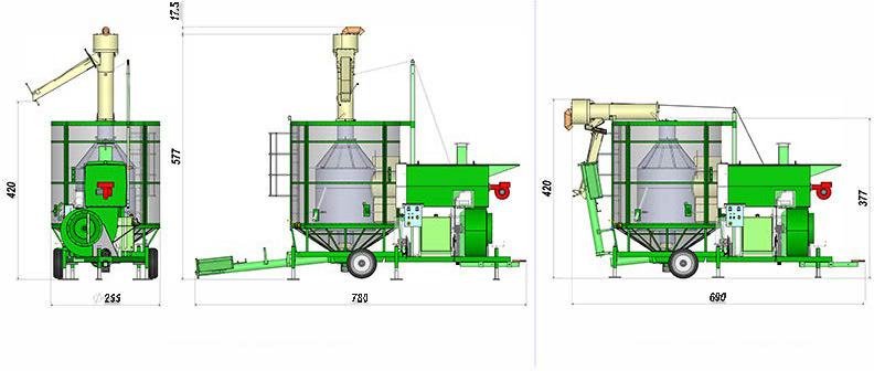 Зерносушилка Agrimec AS600 eco - Зерносушилка: фото 2 Зерносушилка Agrimec AS600 eco - Зерносушилка: фото 2
