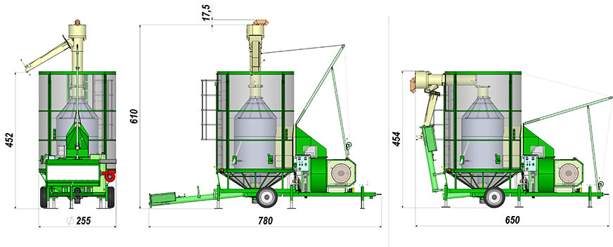 Зерносушилка Agrimec AS900 - Зерносушилка: фото 2 Зерносушилка Agrimec AS900 - Зерносушилка: фото 2