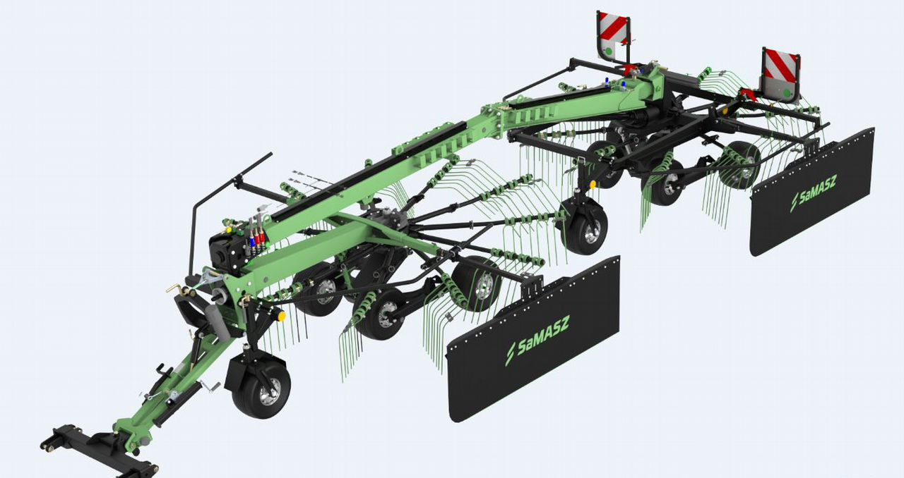 SaMASZ Грабли карусельные (Z) - Сеноворошилка: фото 1 SaMASZ Грабли карусельные (Z) - Сеноворошилка: фото 1