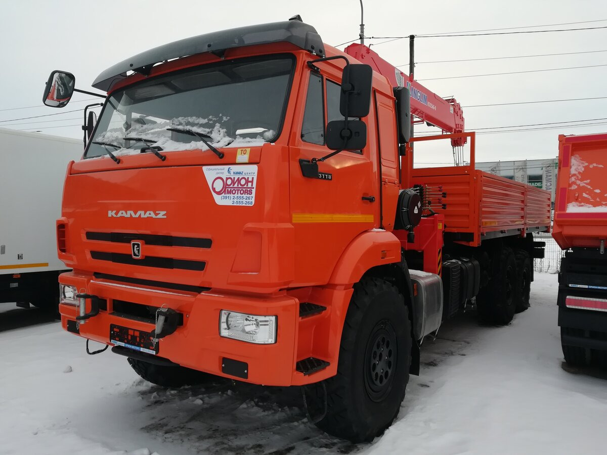 КамАЗ 43118 - Бортовой грузовик/ Платформа, Автоманипулятор: фото 1 КамАЗ 43118 - Бортовой грузовик/ Платформа, Автоманипулятор: фото 1