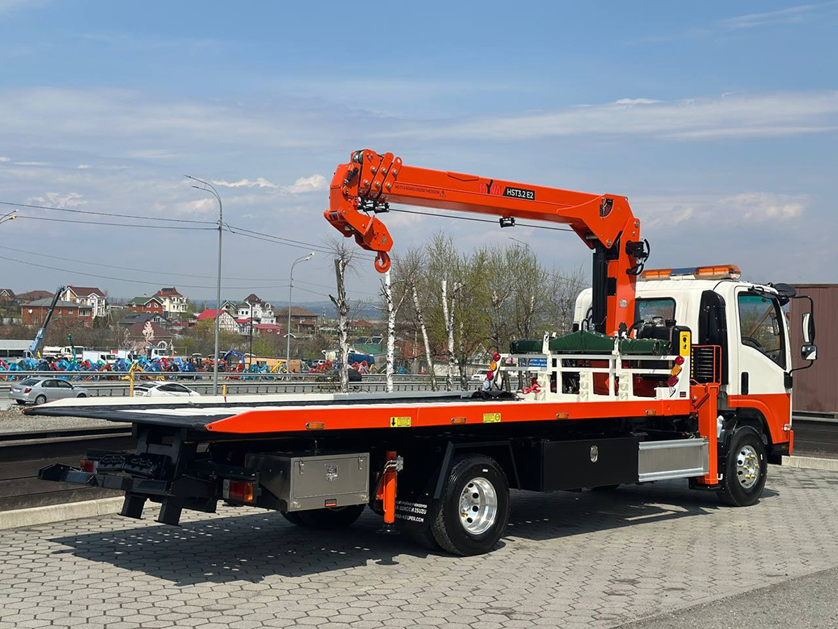 Эвакуатор Эвакуаторная платформа 4.5 т с КМУ 3.2 т на шасси Isuzu Elf: фото 9