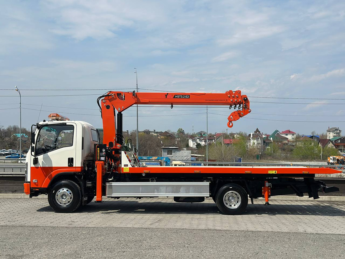 Эвакуатор Эвакуаторная платформа 4.5 т с КМУ 3.2 т на шасси Isuzu Elf: фото 6
