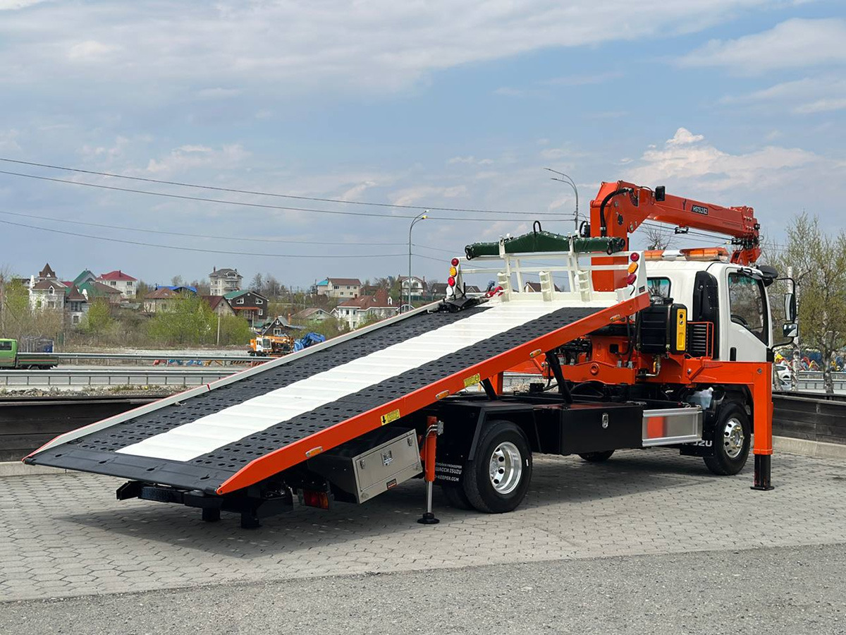 Эвакуатор Эвакуаторная платформа 4.5 т с КМУ 3.2 т на шасси Isuzu Elf: фото 11
