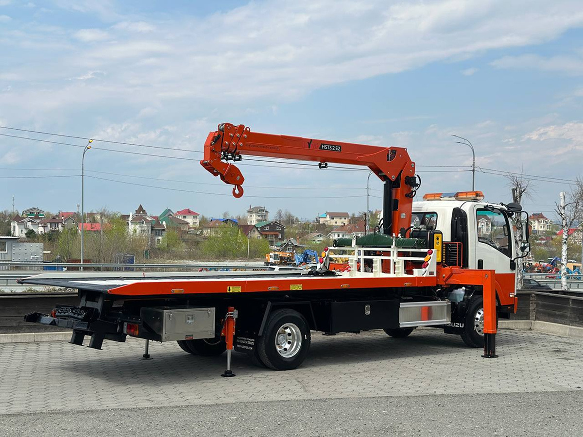 Эвакуатор Эвакуаторная платформа 4.5 т с КМУ 3.2 т на шасси Isuzu Elf: фото 10