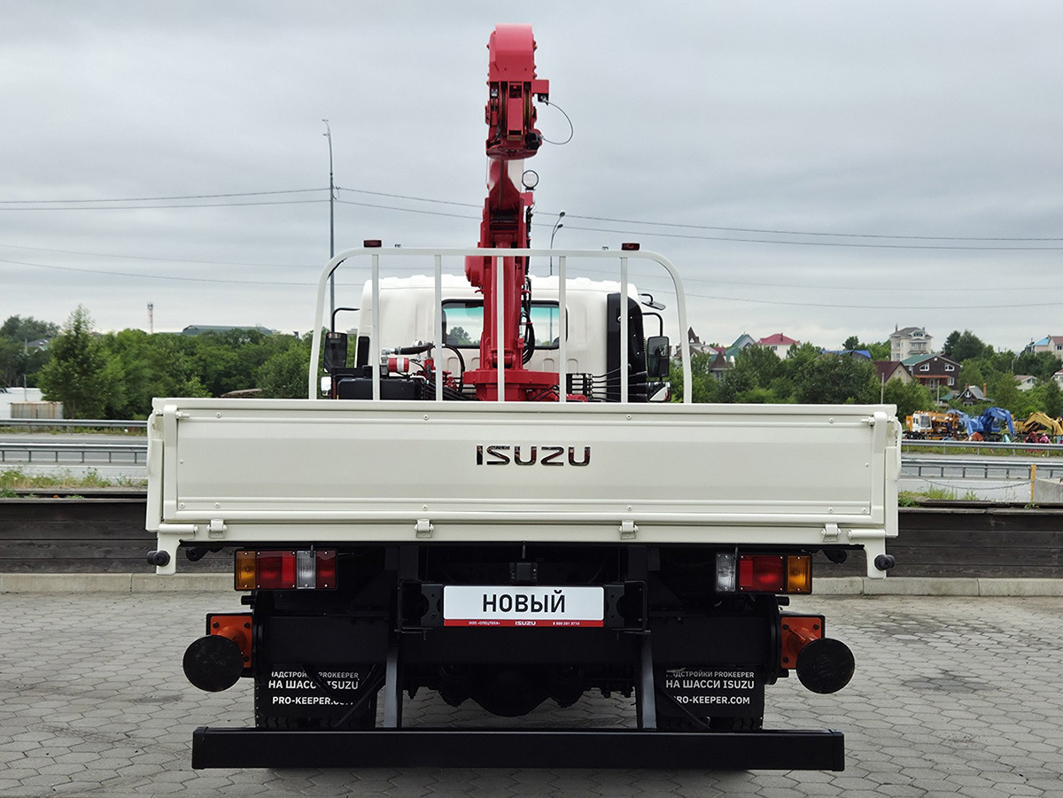 ISUZU ELF бортовой с КМУ UNIC - Бортовой грузовик/ Платформа, Автоманипулятор: фото 5 ISUZU ELF бортовой с КМУ UNIC - Бортовой грузовик/ Платформа, Автоманипулятор: фото 5