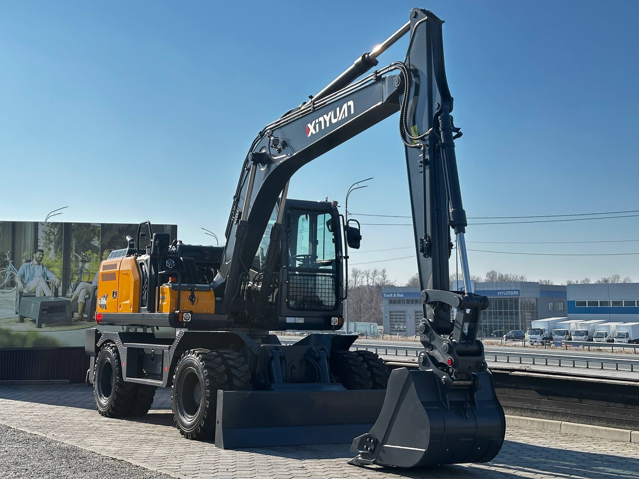 Колёсный экскаватор XINYUAN C150W: фото 8