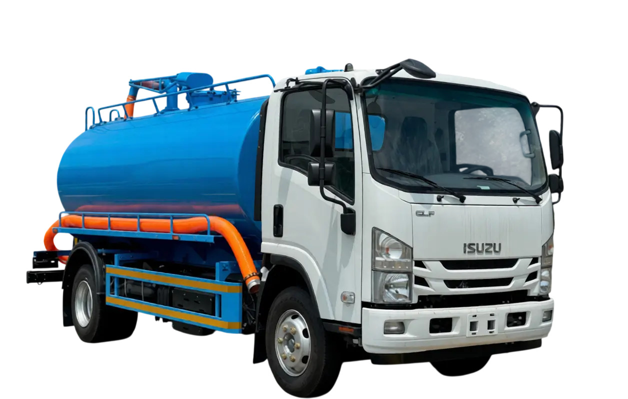 Ассенизатор (вакуумная машина) на шасси ISUZU 4x4 100P дв 96KW бочка 6м3 насос XD-240 - Ассенизатор, илосос: фото 1 Ассенизатор (вакуумная машина) на шасси ISUZU 4x4 100P дв 96KW бочка 6м3 насос XD-240 - Ассенизатор, илосос: фото 1