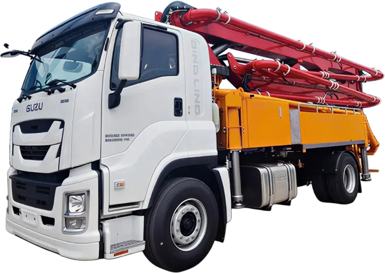 Автобетононасос JIUHE на шасси ISUZU 4х2 дв 164kw 25 метров - Автобетононасос: фото 1 Автобетононасос JIUHE на шасси ISUZU 4х2 дв 164kw 25 метров - Автобетононасос: фото 1