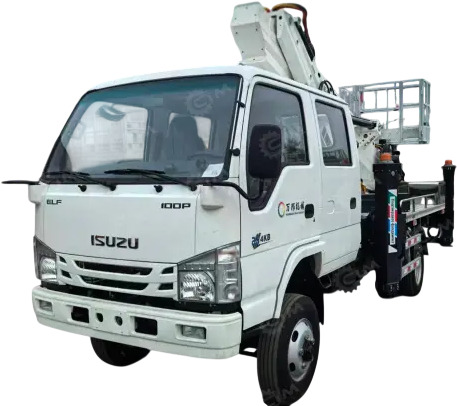 Автовышка Qingling GKS20 на шасси ISUZU 4Х4 дв 96 kw сдвоенная кабина высота подъёма 20м - Автовышка: фото 1 Автовышка Qingling GKS20 на шасси ISUZU 4Х4 дв 96 kw сдвоенная кабина высота подъёма 20м - Автовышка: фото 1