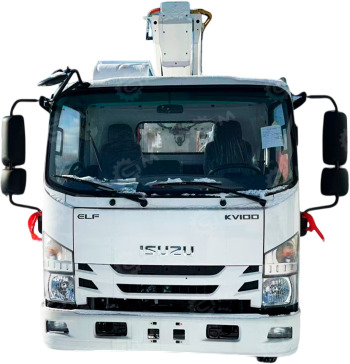 Автовышка Qingling GKS28М на шасси ISUZU 4Х2 дв 96kw высота подъёма 28м с телескопическим гуськом - Автовышка: фото 1 Автовышка Qingling GKS28М на шасси ISUZU 4Х2 дв 96kw высота подъёма 28м с телескопическим гуськом - Автовышка: фото 1