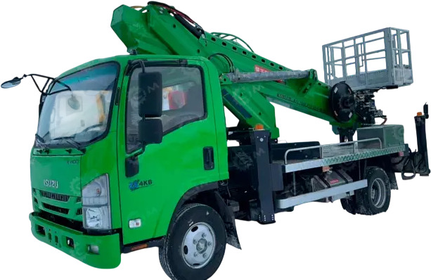 Автовышка WANBANG GKS28M на шасси ISUZU 4Х2 дв 94kw высота подъёма 28м раскладывающаяся люлька 3м - Автовышка: фото 1 Автовышка WANBANG GKS28M на шасси ISUZU 4Х2 дв 94kw высота подъёма 28м раскладывающаяся люлька 3м - Автовышка: фото 1