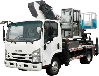 Автовышка WANBANG GKS32 на шасси ISUZU 4Х2 дв 151kw кабина Elf высота подъёма 32м гп люльки 200кг - Автовышка: фото 1 Автовышка WANBANG GKS32 на шасси ISUZU 4Х2 дв 151kw кабина Elf высота подъёма 32м гп люльки 200кг - Автовышка: фото 1