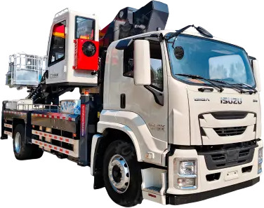 Автовышка на шасси ISUZU 4Х2 дв 221Kw высота подъёма 50м - Автовышка: фото 1 Автовышка на шасси ISUZU 4Х2 дв 221Kw высота подъёма 50м - Автовышка: фото 1