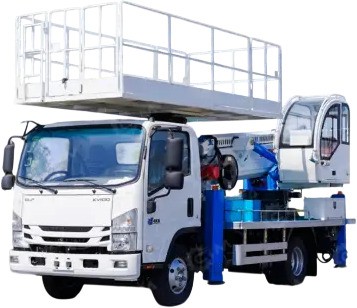Автовышка на шасси ISUZU 4Х2 дв 96Kw высота подъёма 23м гп корзины 1 тонна - Автовышка: фото 1 Автовышка на шасси ISUZU 4Х2 дв 96Kw высота подъёма 23м гп корзины 1 тонна - Автовышка: фото 1