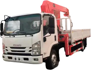 Бортовой грузовик ISUZU 4x2 дв 139kw гп 6 тонн c кму UNIC URV505 гп 5т, 5 секций, стрела 13,14 м кузов 5000х2450х550мм колёса 17.5 16PR - Бортовой грузовик/ Платформа: фото 1 Бортовой грузовик ISUZU 4x2 дв 139kw гп 6 тонн c кму UNIC URV505 гп 5т, 5 секций, стрела 13,14 м кузов 5000х2450х550мм колёса 17.5 16PR - Бортовой грузовик/ Платформа: фото 1