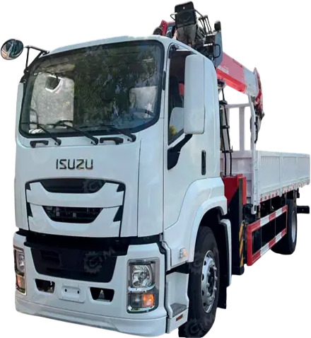 Бортовой грузовик ISUZU 4x2 дв 177kw гп 8 тонн c кму CHANG XING SQS100-4 гп 4 тонны 4 секции длина стрелы 10,2 м кузов 6200х2450х550mm - Бортовой грузовик/ Платформа: фото 1 Бортовой грузовик ISUZU 4x2 дв 177kw гп 8 тонн c кму CHANG XING SQS100-4 гп 4 тонны 4 секции длина стрелы 10,2 м кузов 6200х2450х550mm - Бортовой грузовик/ Платформа: фото 1