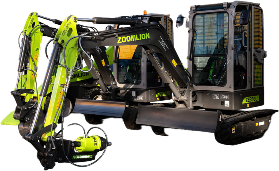 Гусеничный экскаватор Zoomlion ZE 35 GU - Мини-экскаватор: фото 1 Гусеничный экскаватор Zoomlion ZE 35 GU - Мини-экскаватор: фото 1