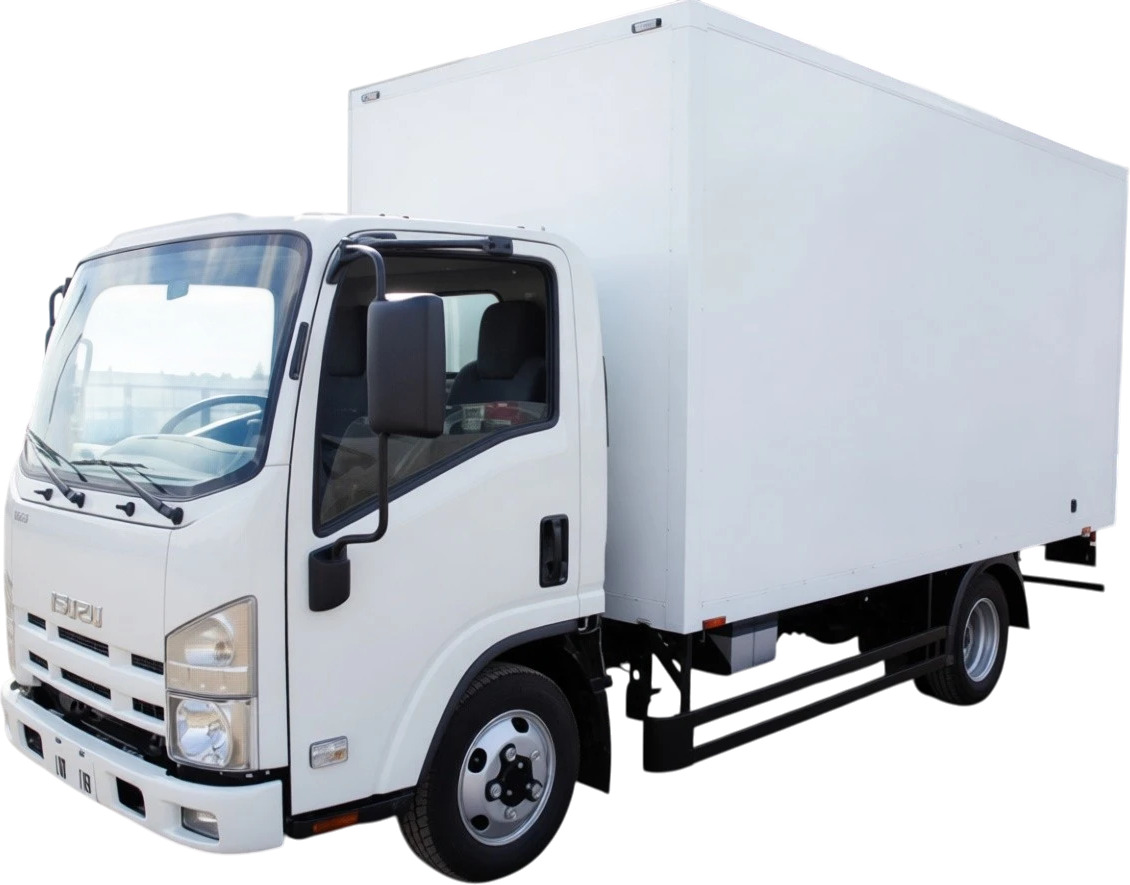 Изотермический фургон Isuzu ELF 3.5 NMR85H 4,3 м - Изотермический грузовик: фото 1 Изотермический фургон Isuzu ELF 3.5 NMR85H 4,3 м - Изотермический грузовик: фото 1