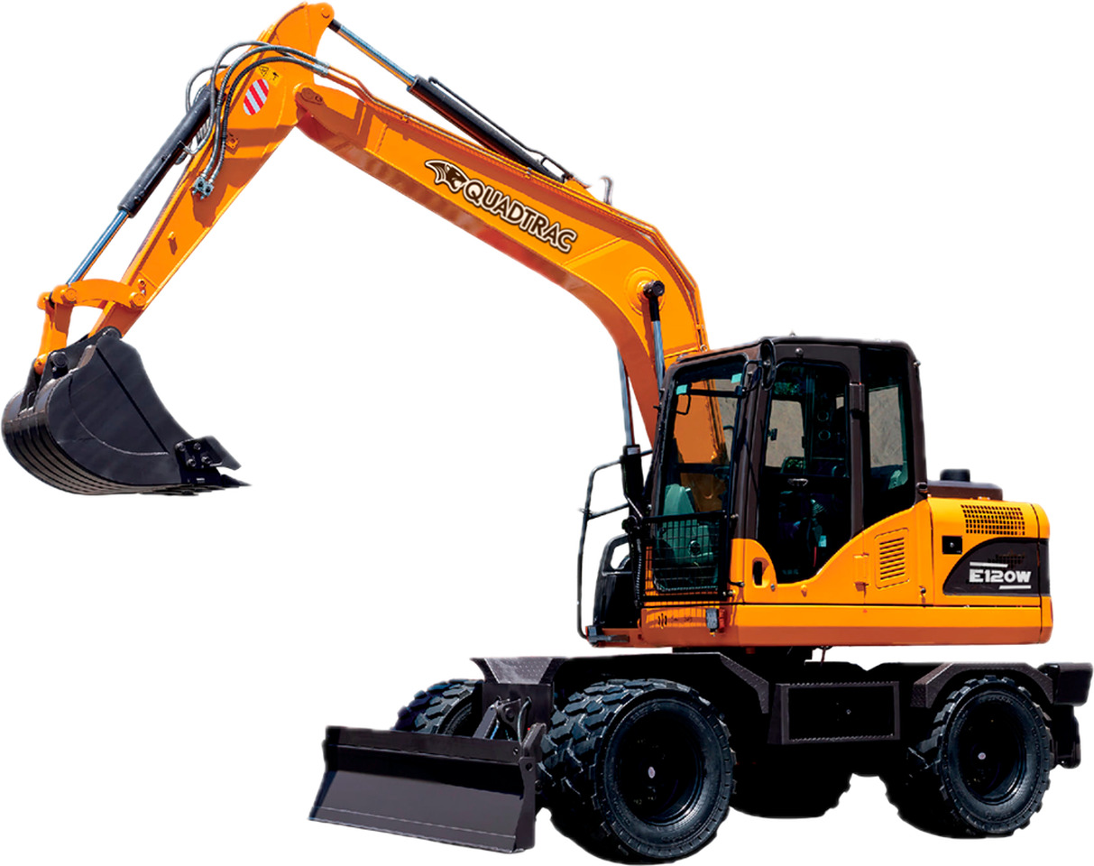 Колёсный экскаватор QUADTRAC E120W - Колёсный экскаватор: фото 1 Колёсный экскаватор QUADTRAC E120W - Колёсный экскаватор: фото 1