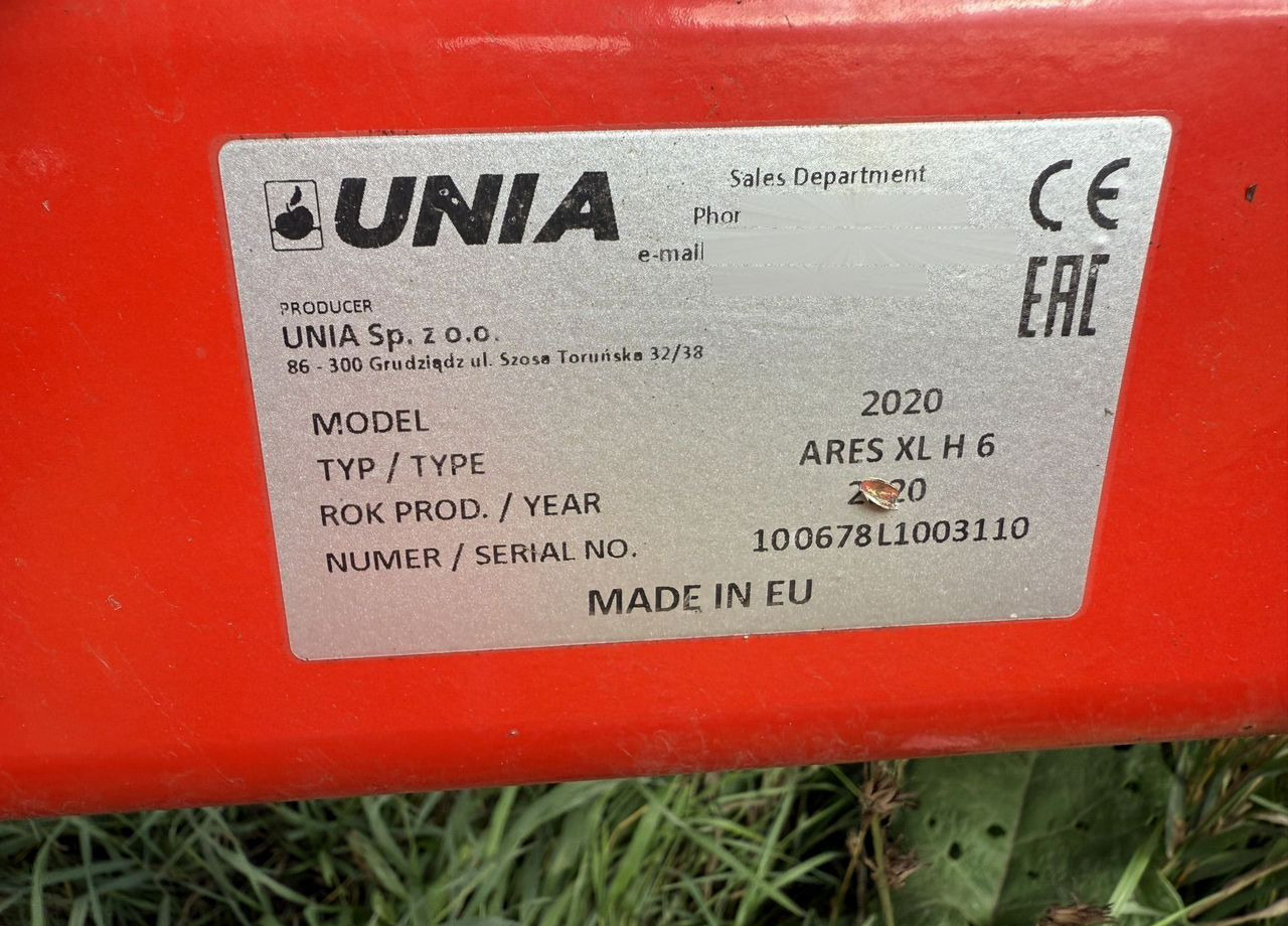 Дисковая борона Unia Ares T XL 6,0 H: фото 8 Дисковая борона Unia Ares T XL 6,0 H: фото 8