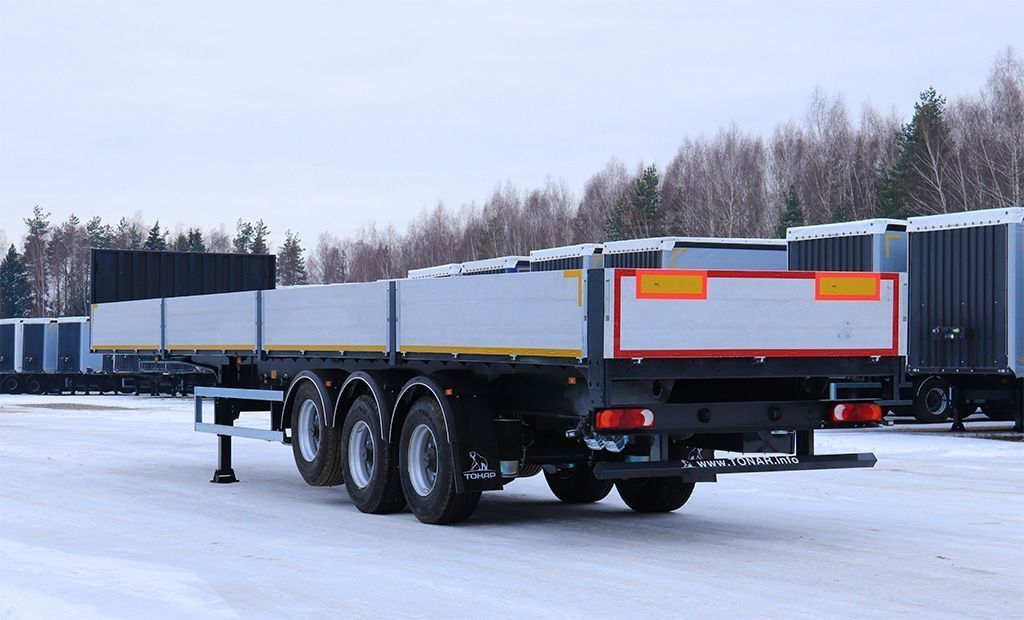 Полуприцеп бортовой с кониками Тонар B3-13/K - Бортовой полуприцеп/ Платформа: фото 2 Полуприцеп бортовой с кониками Тонар B3-13/K - Бортовой полуприцеп/ Платформа: фото 2