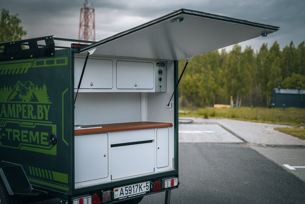Новый Прицеп-дача (кемпер) CAMPER-BY X-TREME 1400: фото 9 Новый Прицеп-дача (кемпер) CAMPER-BY X-TREME 1400: фото 9