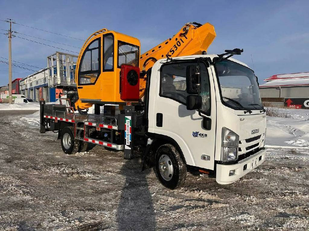 Новый Автовышка АВТОВЫШКА 30 метров, ISUZU ELF, Привод 4х4: фото 11