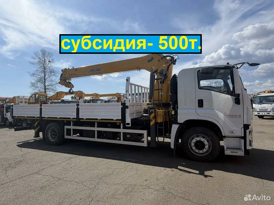 БОРТОВОЙ ГРУЗОВИК с КМУ 5т, ISUZU GIGA - Бортовой грузовик/ Платформа: фото 1 БОРТОВОЙ ГРУЗОВИК с КМУ 5т, ISUZU GIGA - Бортовой грузовик/ Платформа: фото 1