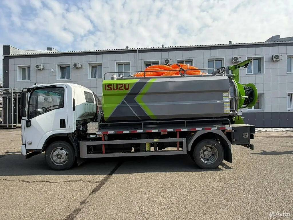 Новый Ассенизатор, илосос ИЛОСОС С РАЗМЫВОМ ISUZU ELF, 10 КУБ: фото 6
