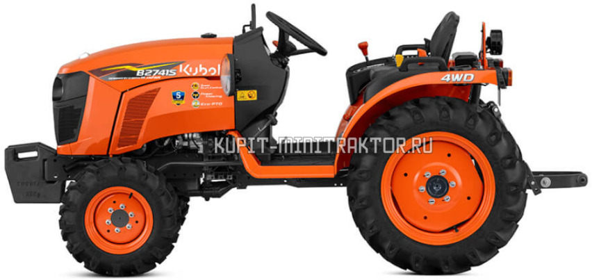 Минитрактор Kubota B2741S Без кабины - Минитрактор: фото 4 Минитрактор Kubota B2741S Без кабины - Минитрактор: фото 4