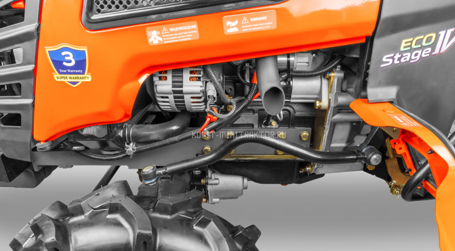 Новый Минитрактор Минитрактор Kubota | Кентавр Т-4K 9+3 (Perkins) STD agri 5,00-12 / 8,00-16: фото 8
