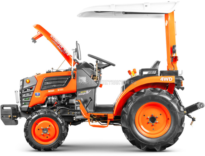 Новый Минитрактор Минитрактор Kubota | Кентавр Т-4K 9+3 (Perkins) STD agri 5,00-12 / 8,00-16: фото 13