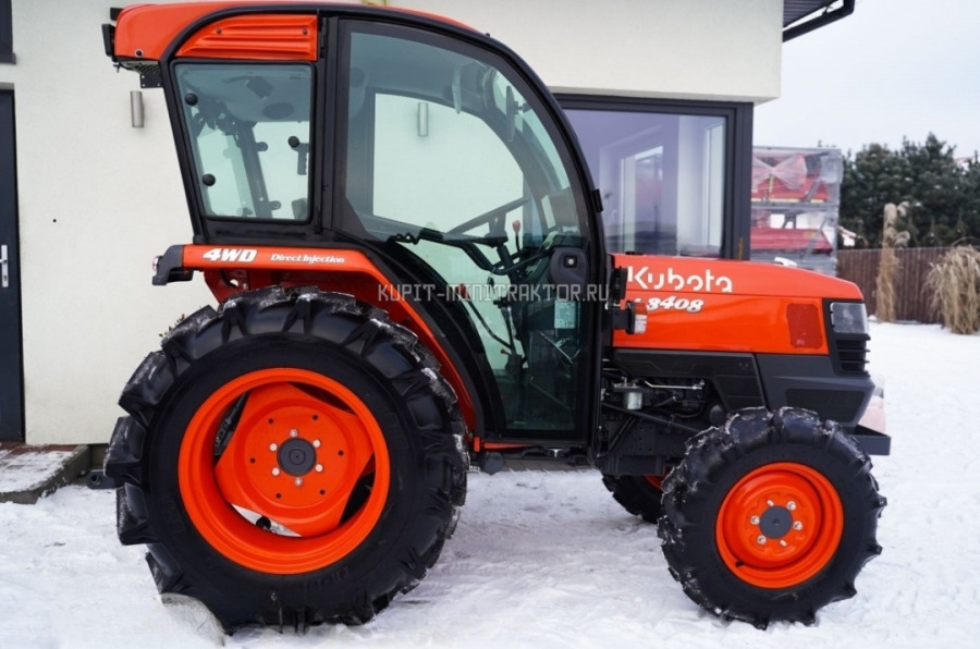 Новый Минитрактор Минитрактор Kubota L3408 4WD с Кабиной: фото 6 Новый Минитрактор Минитрактор Kubota L3408 4WD с Кабиной: фото 6