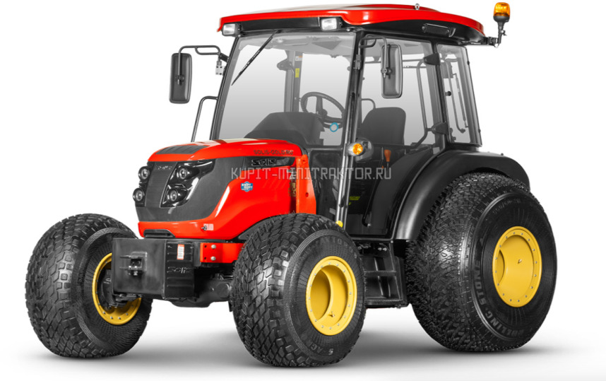 Трактор Solis-Gold 50С A/С 4x4 8+2 Turf 660/60-21LT / 1050x450-18LT (с ПСМ) - Минитрактор: фото 4 Трактор Solis-Gold 50С A/С 4x4 8+2 Turf 660/60-21LT / 1050x450-18LT (с ПСМ) - Минитрактор: фото 4
