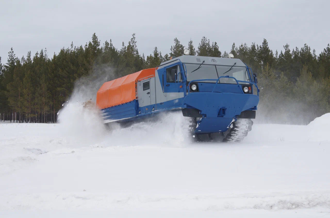 Квадроцикл Гусеничный плавающий вездеход ТМ-140 c кран-манипуляторной установкой: фото 15 Квадроцикл Гусеничный плавающий вездеход ТМ-140 c кран-манипуляторной установкой: фото 15
