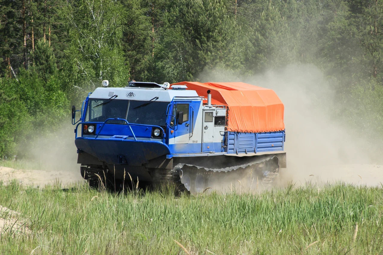 Квадроцикл Гусеничный плавающий вездеход ТМ-140 c кран-манипуляторной установкой: фото 9 Квадроцикл Гусеничный плавающий вездеход ТМ-140 c кран-манипуляторной установкой: фото 9