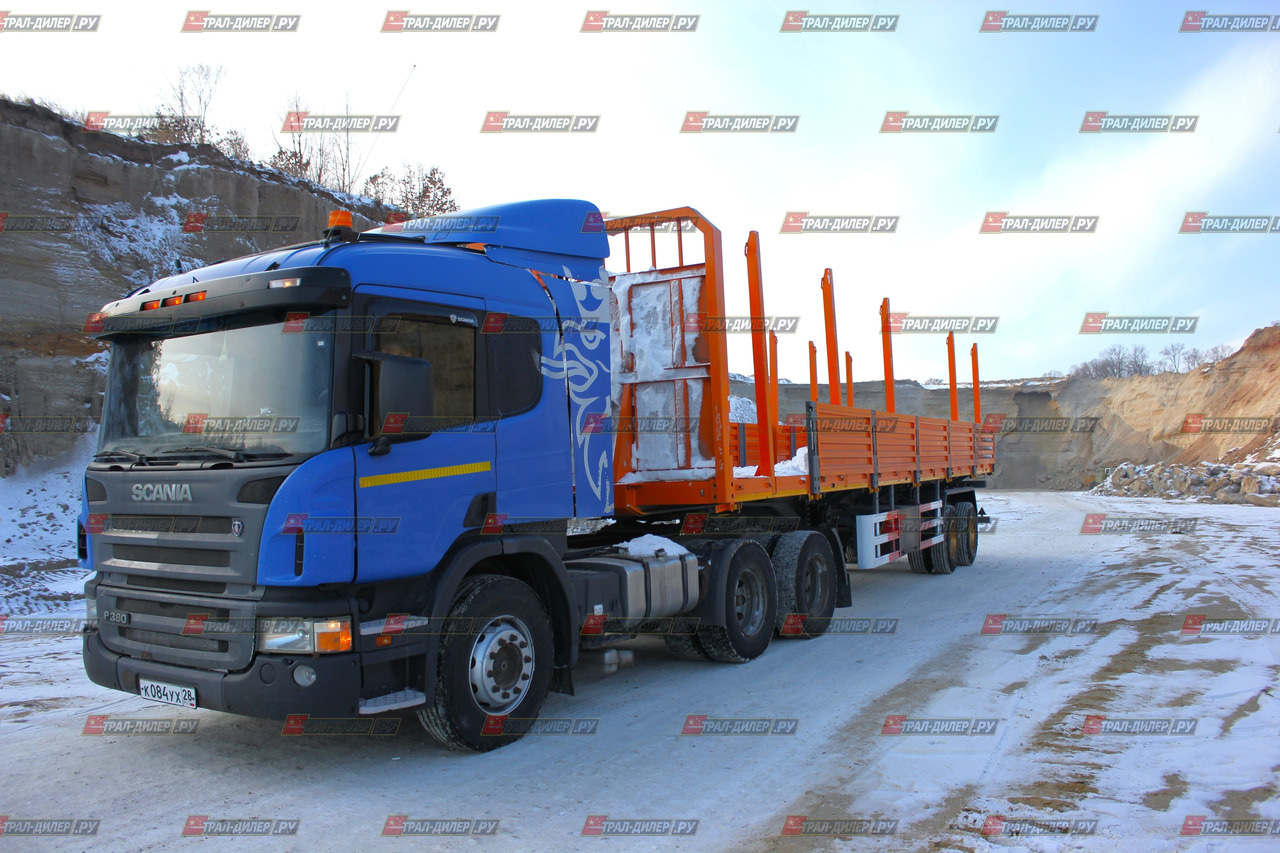 Новый Бортовой полуприцеп/ Платформа AMUR LYR9500JSR: фото 8 Новый Бортовой полуприцеп/ Платформа AMUR LYR9500JSR: фото 8