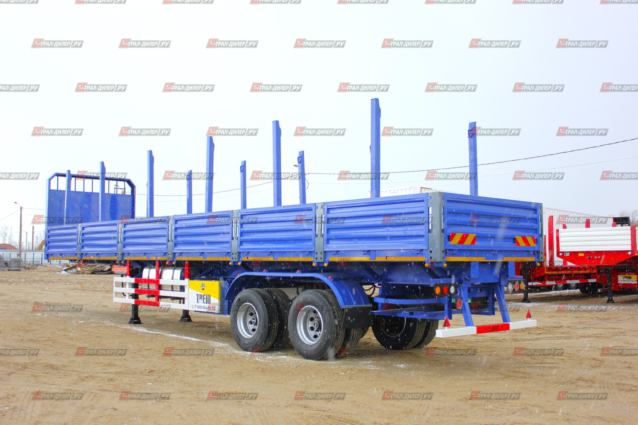 Новый Бортовой полуприцеп/ Платформа AMUR LYR9500JSR: фото 6