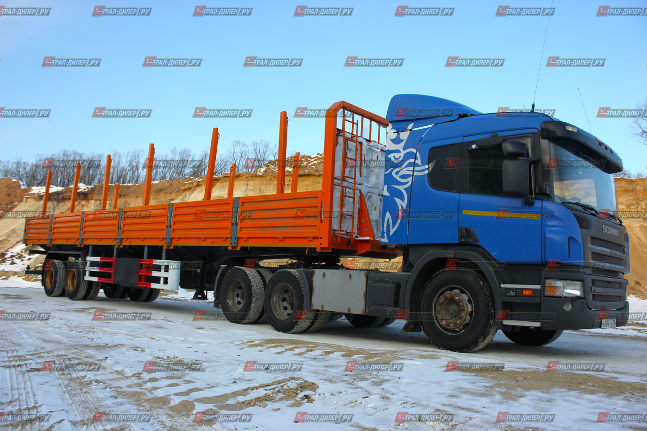 Новый Бортовой полуприцеп/ Платформа AMUR LYR9500JSR: фото 7 Новый Бортовой полуприцеп/ Платформа AMUR LYR9500JSR: фото 7