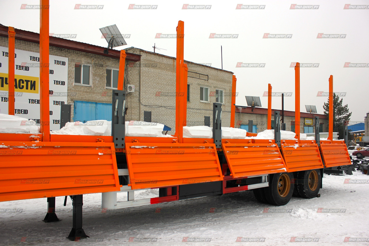 Новый Бортовой полуприцеп/ Платформа AMUR LYR9500JSR: фото 10