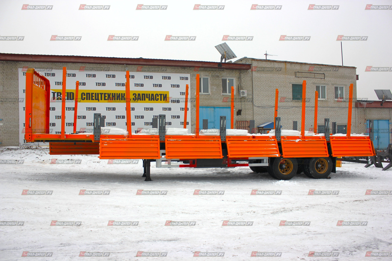 Новый Бортовой полуприцеп/ Платформа AMUR LYR9500JSR: фото 8