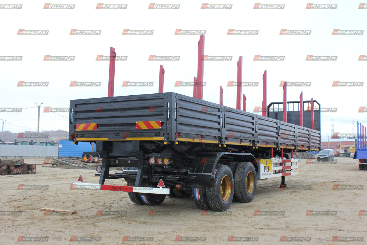 Новый Бортовой полуприцеп/ Платформа AMUR LYR9500JSR: фото 15