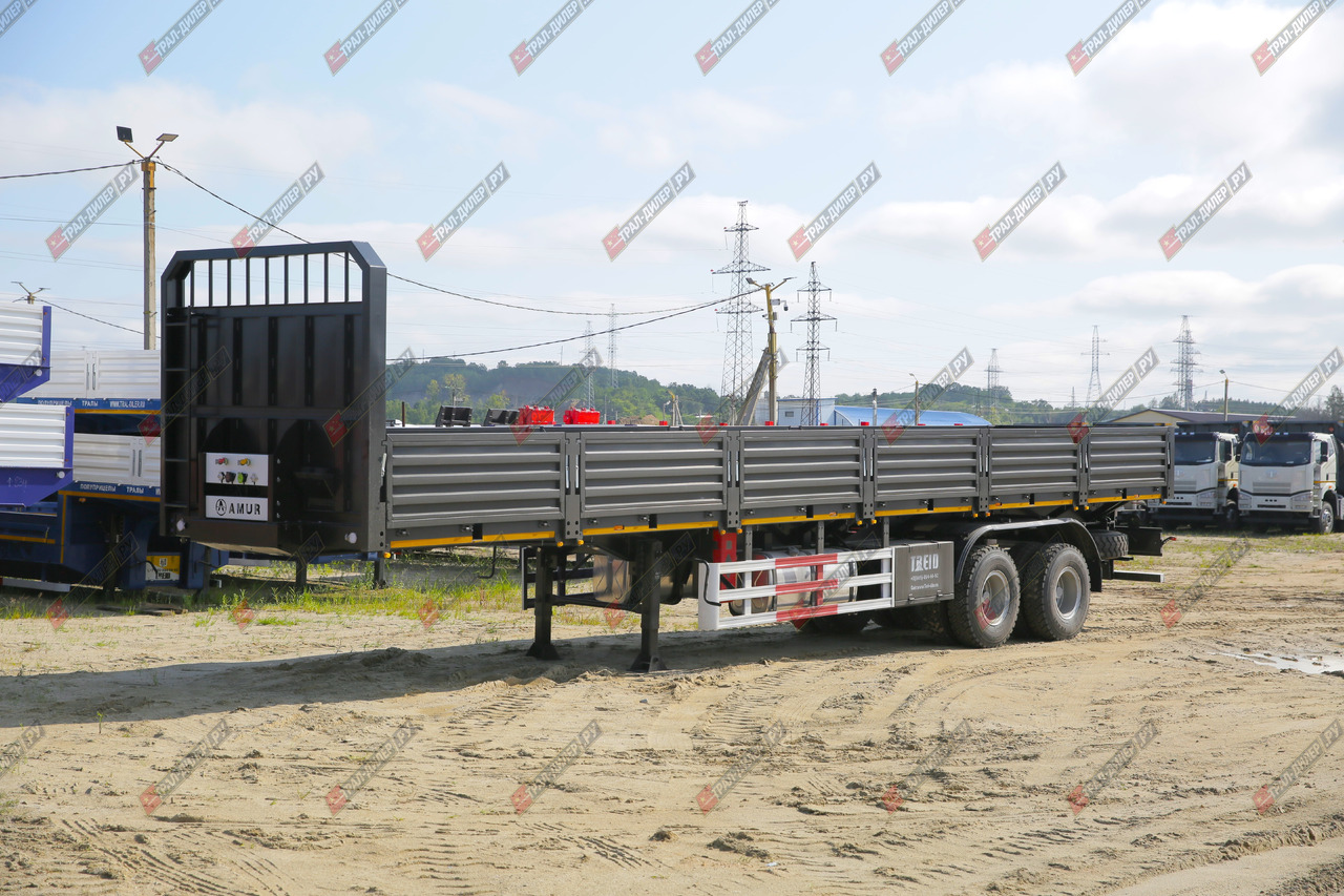 AMUR LYR9500JSR - Бортовой полуприцеп/ Платформа: фото 1 AMUR LYR9500JSR - Бортовой полуприцеп/ Платформа: фото 1