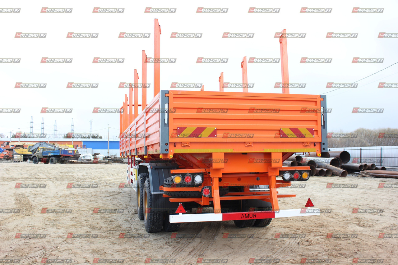 Новый Бортовой полуприцеп/ Платформа AMUR LYR9500JSR: фото 10