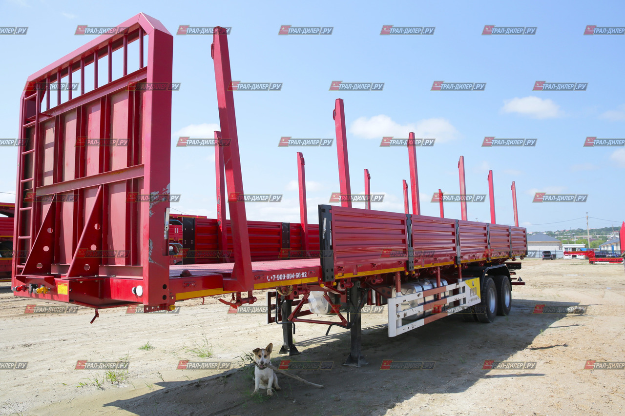AMUR LYR9500JSR - Бортовой полуприцеп/ Платформа: фото 3 AMUR LYR9500JSR - Бортовой полуприцеп/ Платформа: фото 3