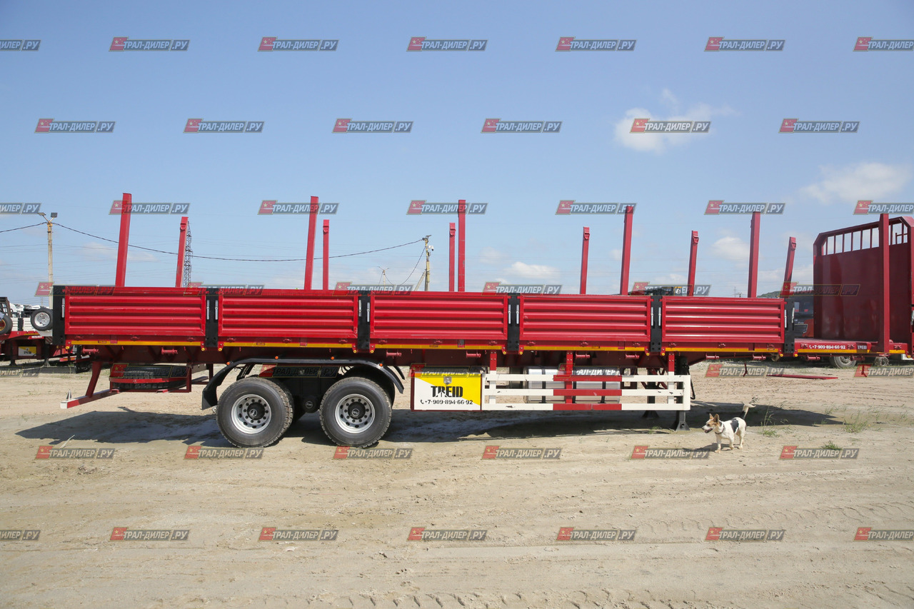 Новый Бортовой полуприцеп/ Платформа AMUR LYR9500JSR: фото 7