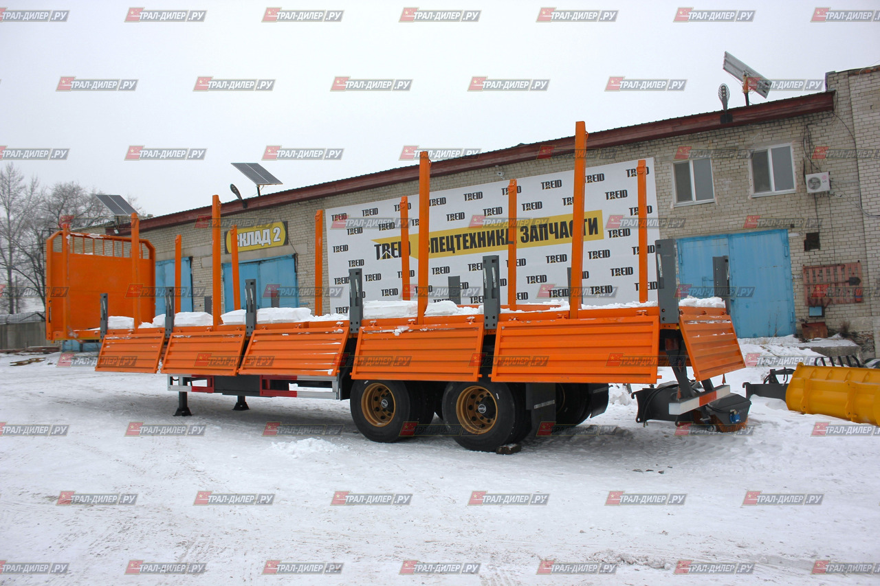 Новый Бортовой полуприцеп/ Платформа AMUR LYR9500JSR: фото 24