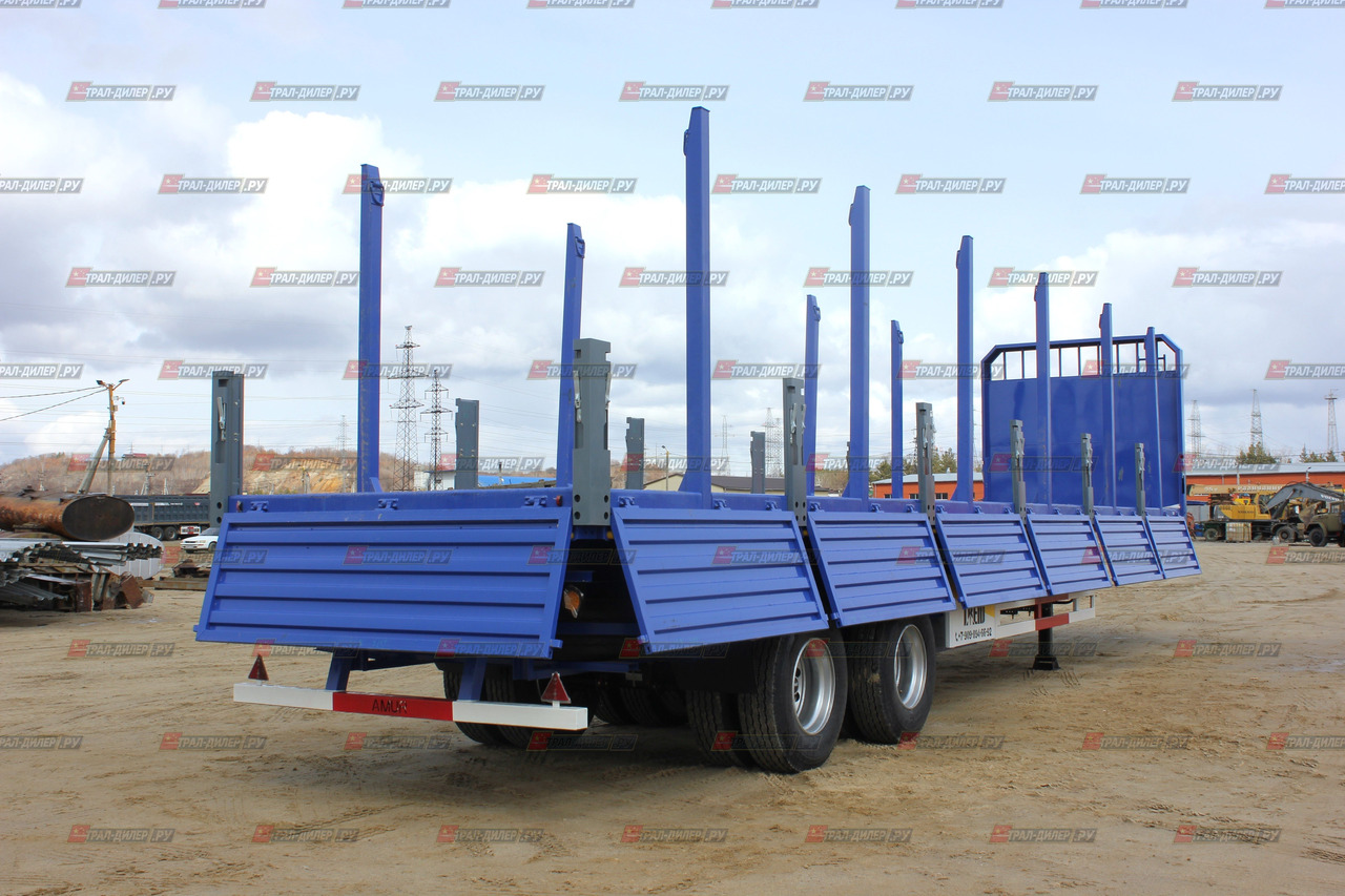 Новый Бортовой полуприцеп/ Платформа AMUR LYR9500JSR: фото 34
